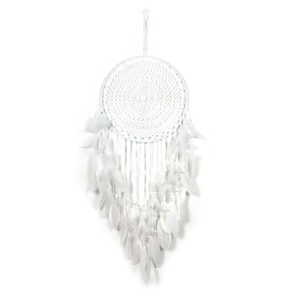Feather Strap Dream Catcher – Elegant Wedding Ceremony & Scene Decor - Decor Cravings