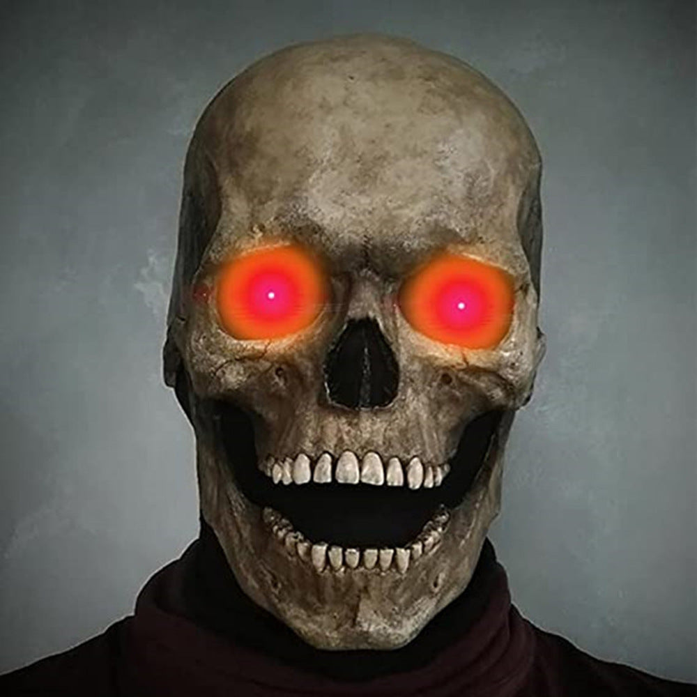 Full Head 3D Skull Mask Helmet with Movable Jaw – Horror Cosplay Skeleton Mask for Adults - Decor Cravings
