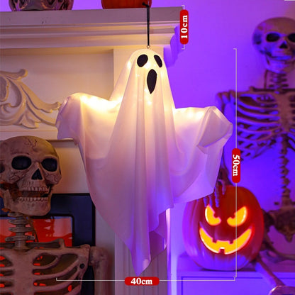 Halloween Glowing Scream Ghost – Scary Light-Up Decoration Props for Haunted House & Party