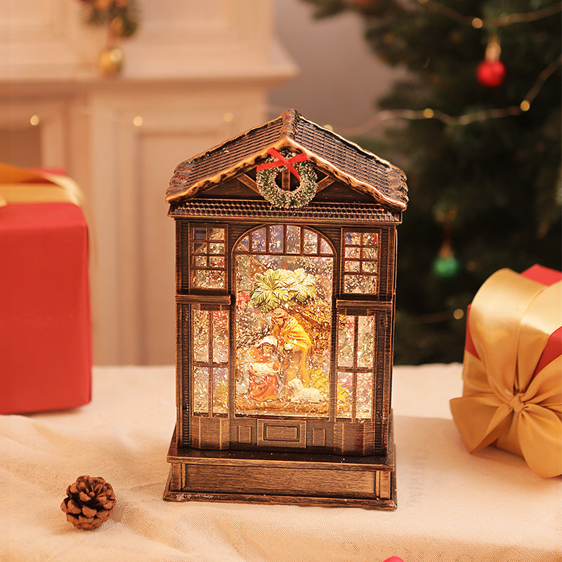 LED Christmas Crystal Music Box | Glowing Holiday Night Light | The Perfect Christmas Gift