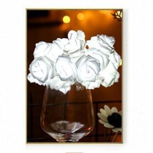 LED Rose Flower String Lights – Romantic Battery-Powered Room & Event Decor - Decor Cravings