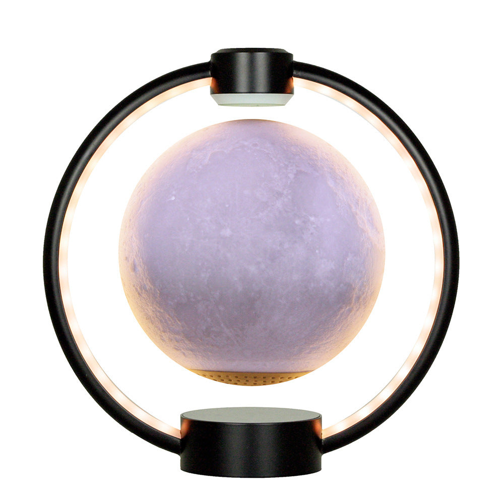 Magnetic Levitation Moon Light with Bluetooth Audio & RGB Effects