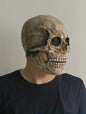 Full Head 3D Skull Mask Helmet with Movable Jaw – Horror Cosplay Skeleton Mask for Adults - Decor Cravings