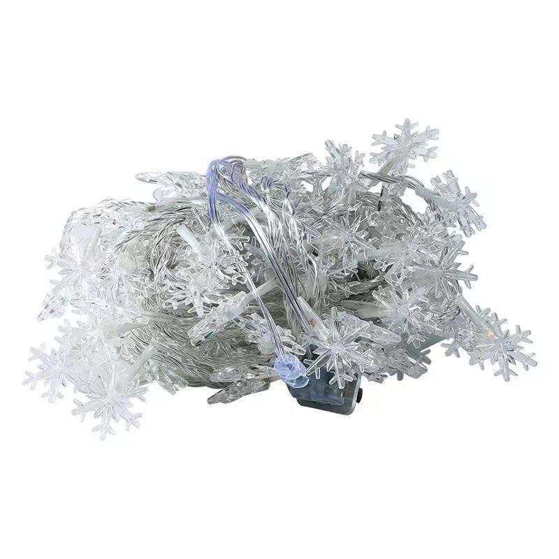 Snowflake LED String Lights – Cozy Home & Event Wall Decor - Decor Cravings