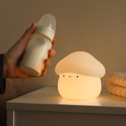 Mushroom Night Light – Cute Room Decor Lamp, Soft Glow, USB Rechargeable