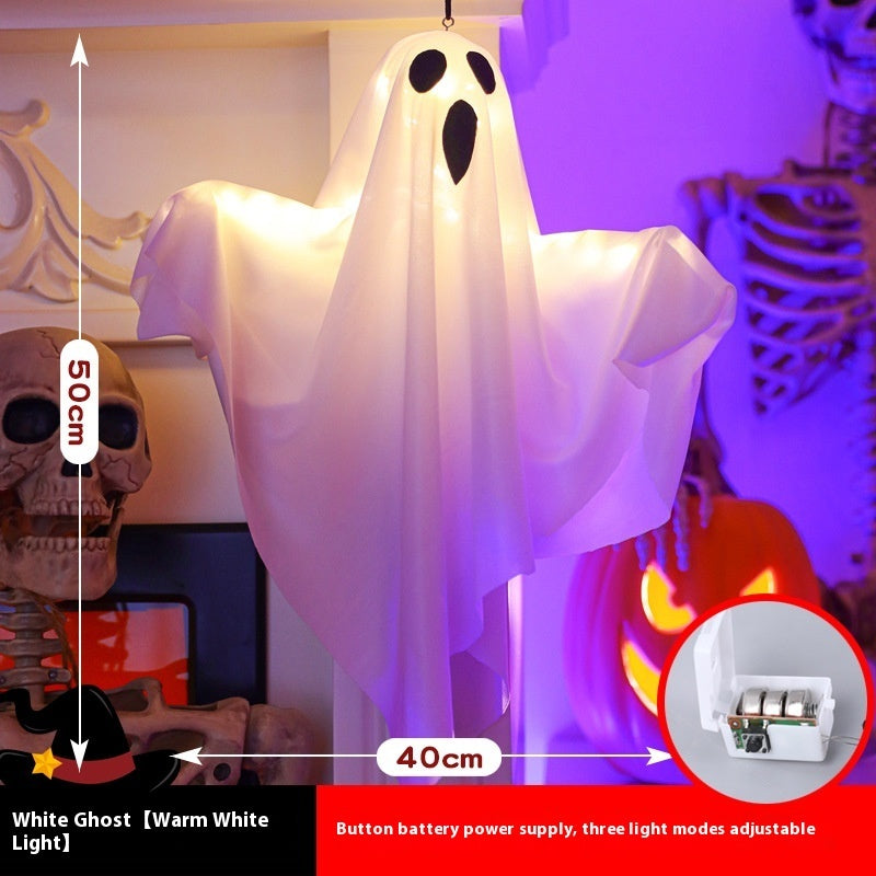 Halloween Glowing Scream Ghost – Scary Light-Up Decoration Props for Haunted House & Party