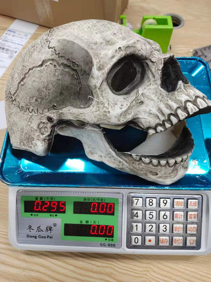 Full Head 3D Skull Mask Helmet with Movable Jaw – Horror Cosplay Skeleton Mask for Adults - Decor Cravings