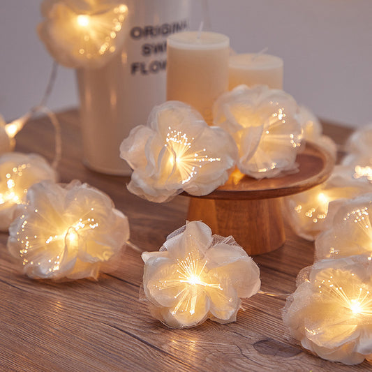 LED Butterfly Orchid String Lights – Outdoor Decorative Floral Lighting - Decor Cravings