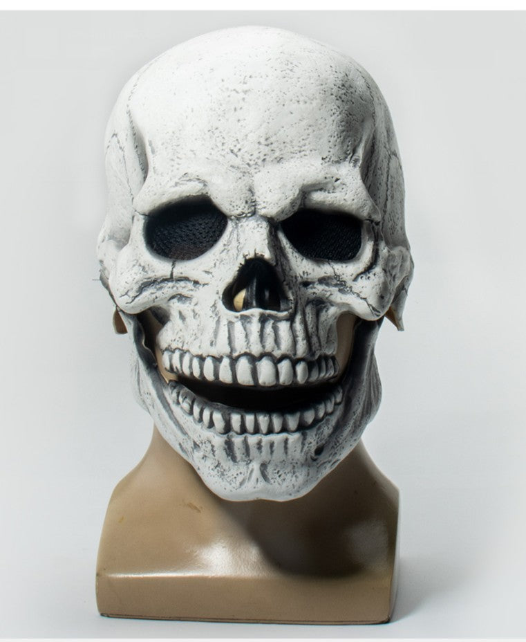 Full Head 3D Skull Mask Helmet with Movable Jaw – Horror Cosplay Skeleton Mask for Adults - Decor Cravings