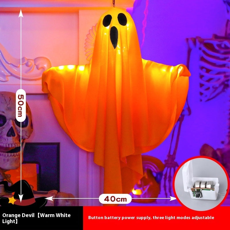 Halloween Glowing Scream Ghost – Scary Light-Up Decoration Props for Haunted House & Party
