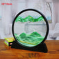 3D Quicksand Hourglass Art – Dynamic Liquid Motion Glass Painting for Home or Office Decor - Decor Cravings
