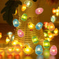 Carrot Rabbit Easter LED Lights – Battery Powered Decorative Garland - Decor Cravings