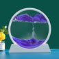 3D Quicksand Hourglass Art – Dynamic Liquid Motion Glass Painting for Home or Office Decor - Decor Cravings
