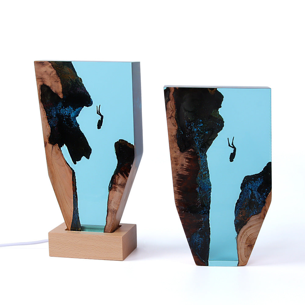 Ocean Cave Diver Decoration – Miniature Diver Figurine for Desk, Shelf, or Aquarium Decor - Decor Cravings