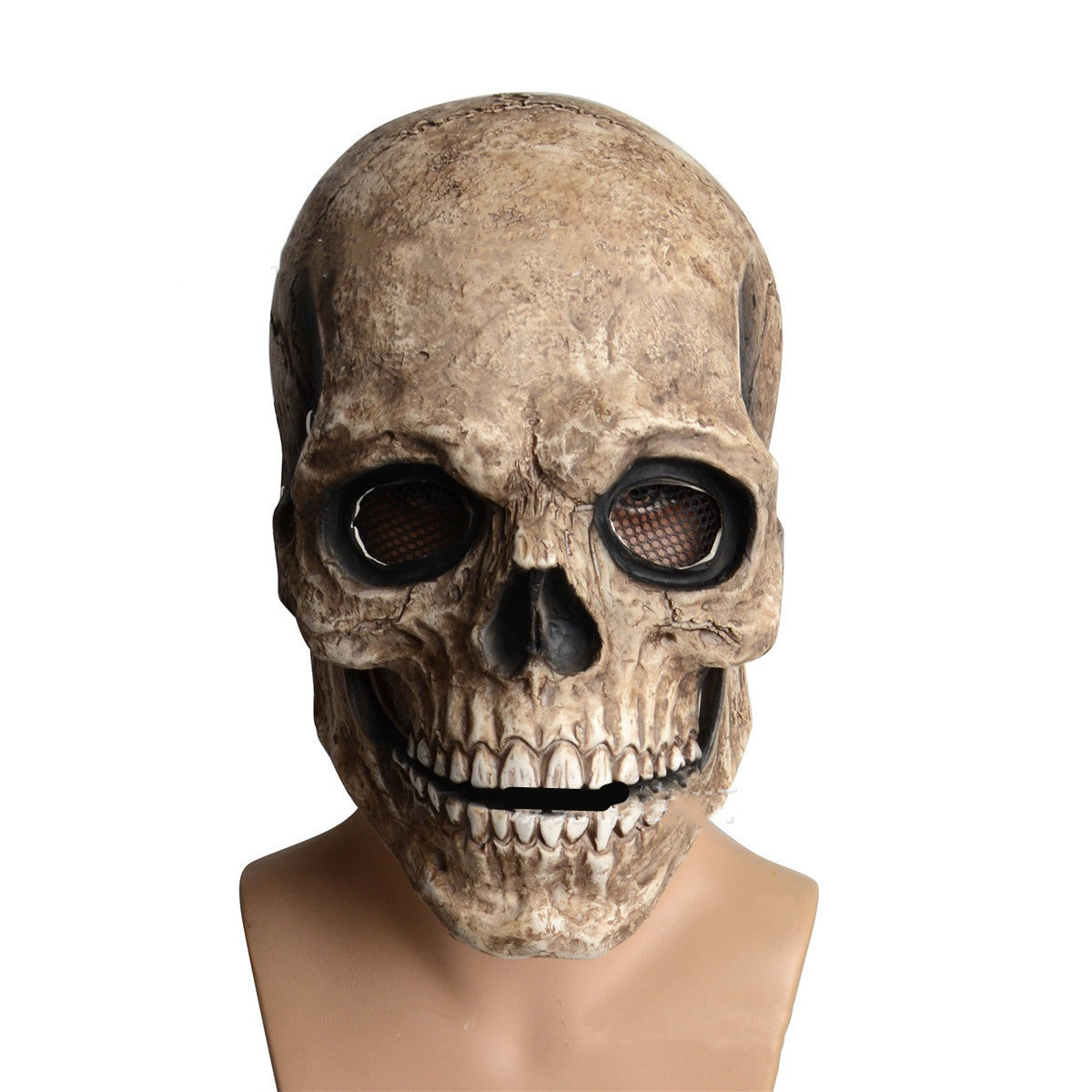 Full Head 3D Skull Mask Helmet with Movable Jaw – Horror Cosplay Skeleton Mask for Adults - Decor Cravings